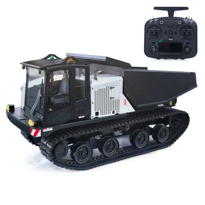 Super Frog T14R Panther 1/14 RC Hydraulic Crawler Dump Truck Remote Control Metal Tracked Tipper Construction Vehicles Frsky X14