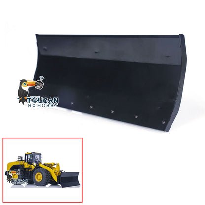 TOUCAN RC HOBBY MTModel Metal Tiltable Dozer Blade Reversible Bucket Fork Root Rake Sorting Grapple for 1/14 WA480 E260L Remote Control Loader DIY Parts