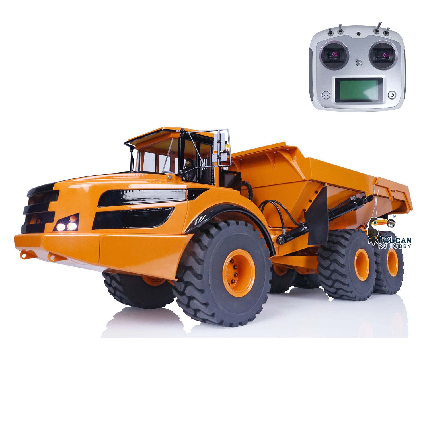 XDRC 1/14 Remote Control Dump Truck 6X6 RC Hydraulic