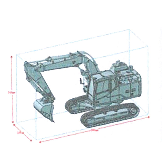 1/14 RC Hydraulic 3Arms Excavator Double E EC160 2.4G Remote Control Metal Diggers Construction Vehicle Lights Flysky I6S Radio