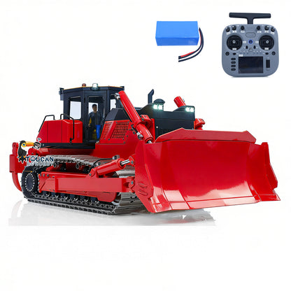 Limited-time Offer Metal 1/12 RC Hydraulic Bulldozer D155AX Heavy Duty Model Dozer 7 Way Valve 1.0L Oil Pump 5 Plows Radio Master TX15 Battery RTR