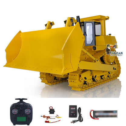 Fast Free Shipping JDModel DXR2 Metal 1/14 RC Hydraulic Bulldozer Remote Controlled Heavy-duty Dozer W/ 201 Sound System