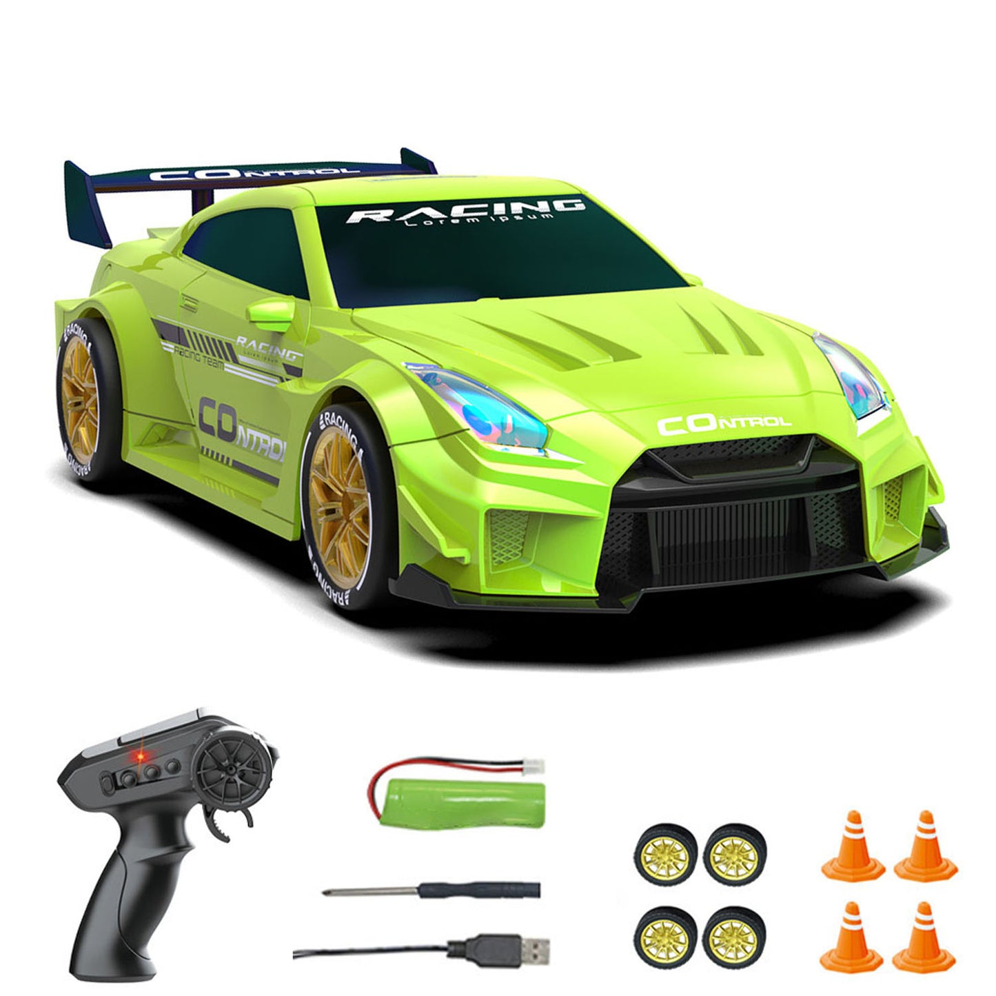 TOUCAN RC HOBBY 1/24 JJRC 4*4 Q228-A Q228-B Remote Control Racing Vehicle RC Drifting Car Model Ready to Run Light System Motor ESC Servo Battery