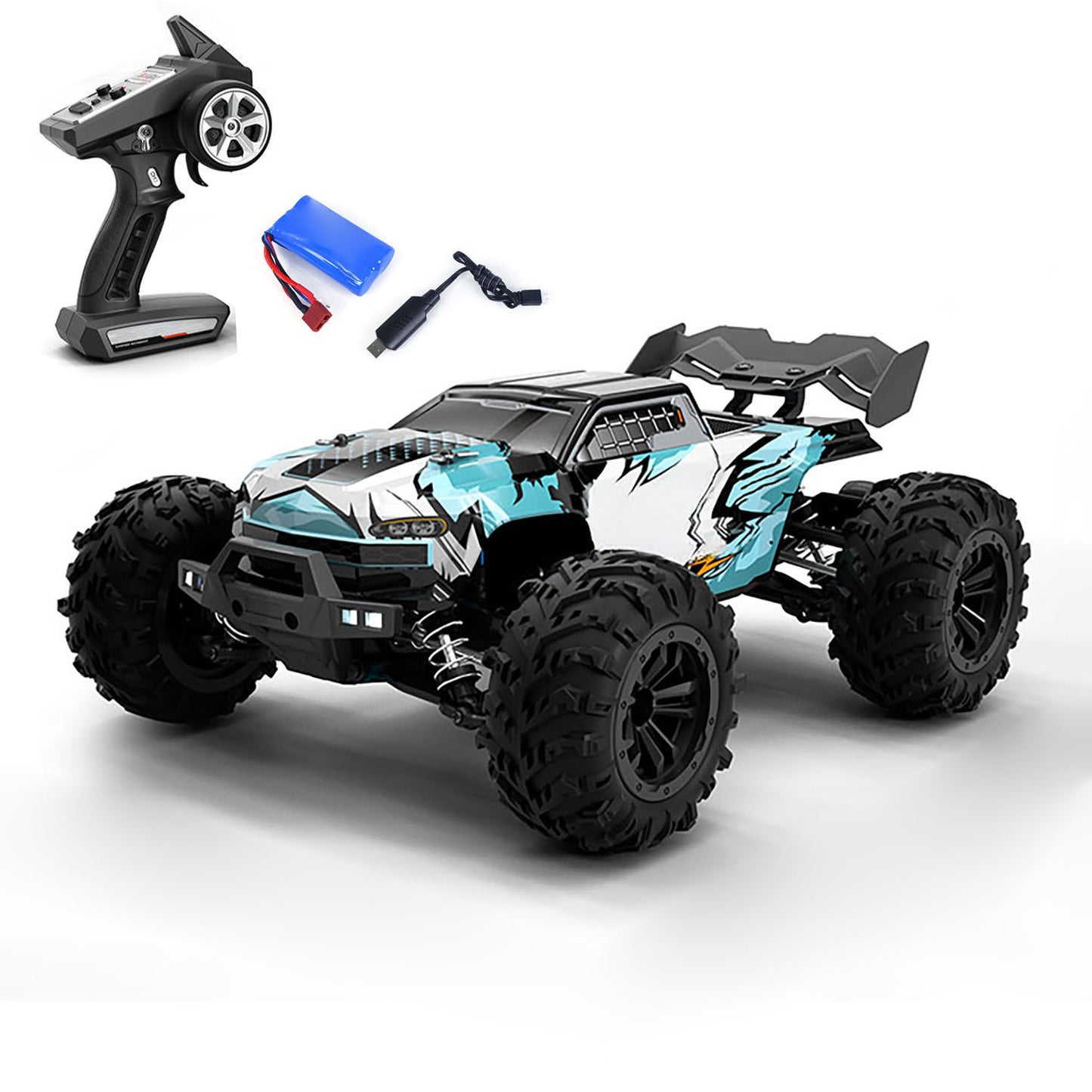 US Stock PVC 1/16 4WD Radio Controlled Off Road Car SCY 16102Pro Pickup Truck 2847 Brushless Motor Independent Suspension RC Model Car