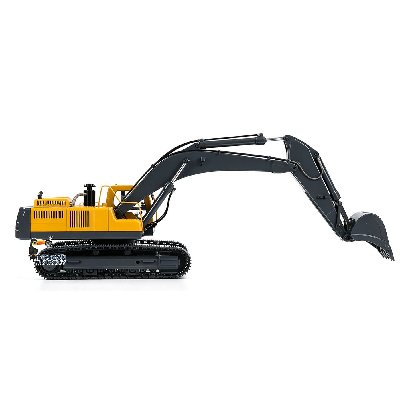 TOUCAN RC HOBBY JDM V2 EC360 1/14 Metal RC Digger Radio Control 3CH/6CH Hydraulic Excavator Construction Vehicles Sound Light Module FlySky PL18 ESC Servo Motor