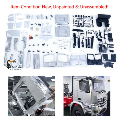 MODO Metal Unassembled Cabin Shell Buckle Light System for 1/14 RC Tractor Truck Lorry Vehicle DIY for Hobby Model Enthusiast