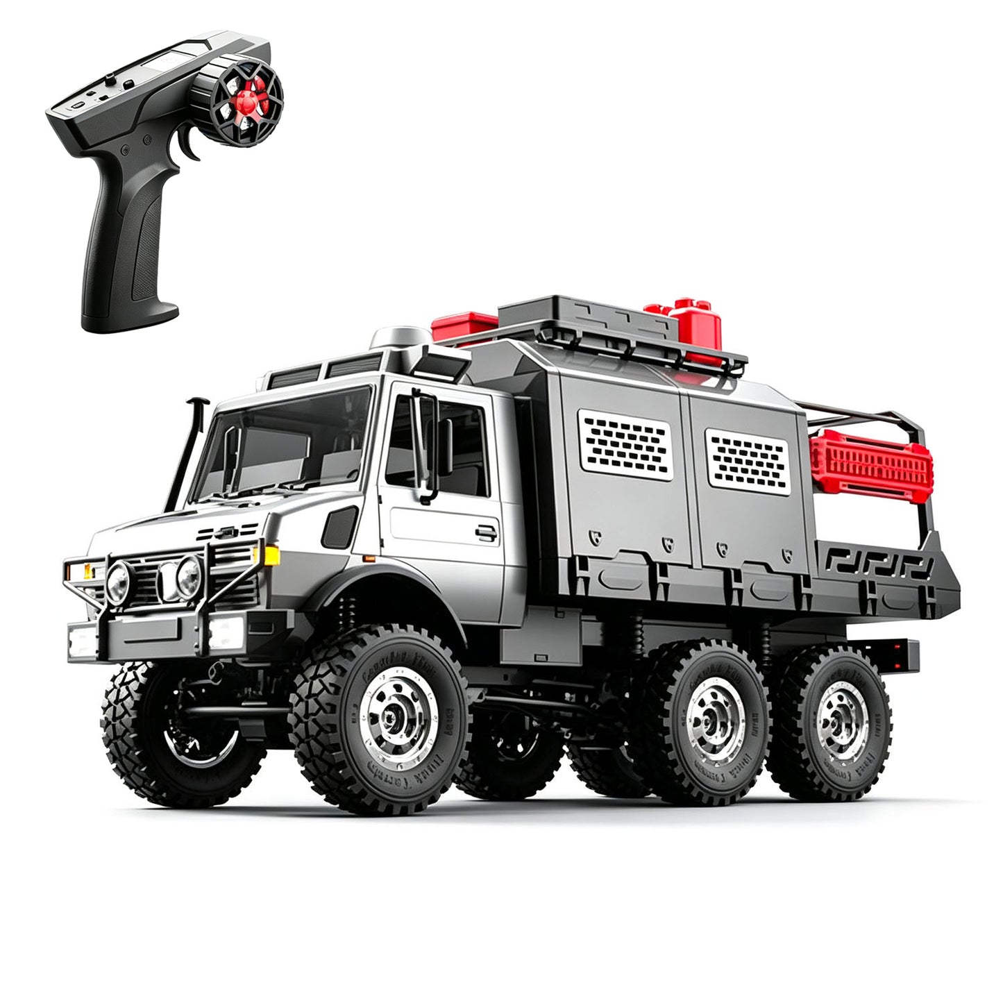TOUCAN RC HOBBY JJRC C8823C 1/12 6x6 RC Crawler Car Remote Control Off Road Rock Climbing Truck 2 Speed Gearbox LED Lights 370 Brushed Motor