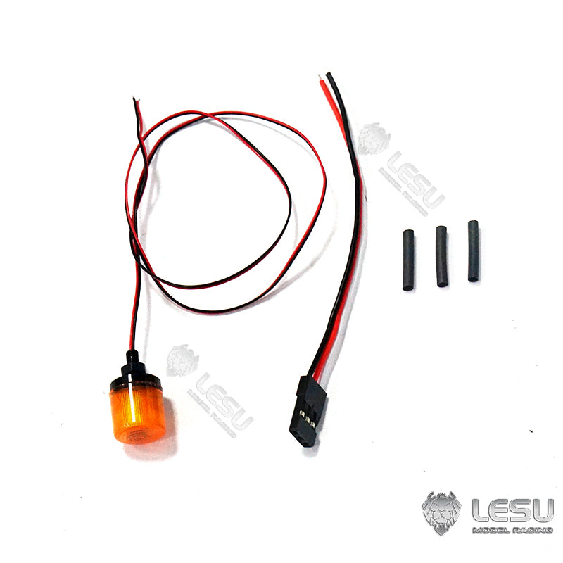 LESU Universal Spare Part Rotating Warning Light DIY Suitable for TAMIYA RC Tractor Truck Radio Controlled Dumper Trailer Cars