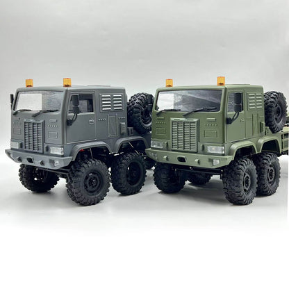 In Stock 1/18 Remote Control Military Truck 8X8 All Wheel Steering Electric RC Off Road Vehicle Model 2Speed Gearbox RTR Metal Chassis
