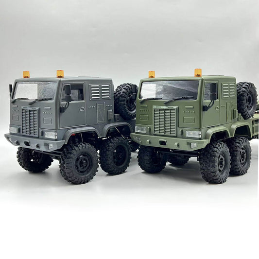 1/18 Remote Control Military Truck 8X8 All Wheel Steering Electric RC Off Road Vehicle Model 2Speed Gearbox RTR Metal Chassis
