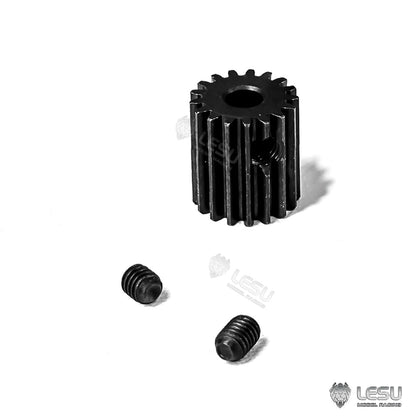 17T Metal Motor Gear for 1/14 DIY RC Tractor Truck Dump LESU F-5016-A F-5016-B F-5011 F-5017 F-5010 F-5023-1-14 RA-D0013 Gearbox