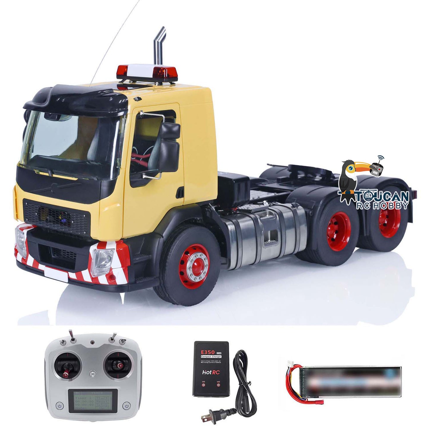 LESU 1/14 6x6 RC Tractor Truck 3 Axles Painted Assembled Remote Control Car Model DIY Emulated Vehicle Optional Versions