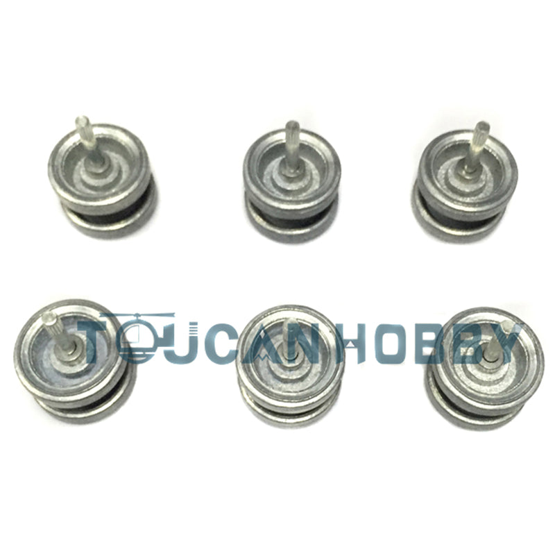 US STOCK Metal Road Wheels Spare Parts Replacement for Henglong 1/16 Scale Walker Bulldog RC Tank 3839 Model