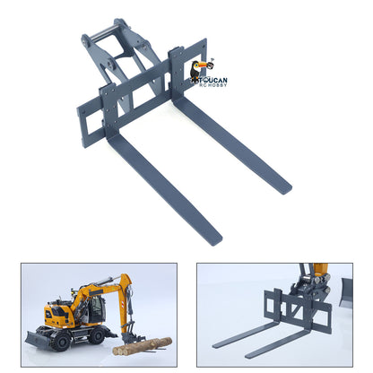 In Stock CUT 1/14 Scale 914 5-ways Radio Control Hydraulic Excavator Valve Metal Remote Control Earth Digger Hobby Model RTR Machine ESC Servo Motor