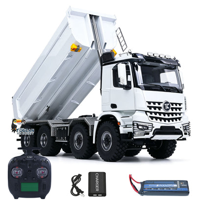 TOUCAN RC HOBBY MODO 3348 1/14 8*8 Metal RC Hydraulic Dump Truck 2Speed Remote Control Tipper Differential Locks Brushless Motor Radio Light Sound