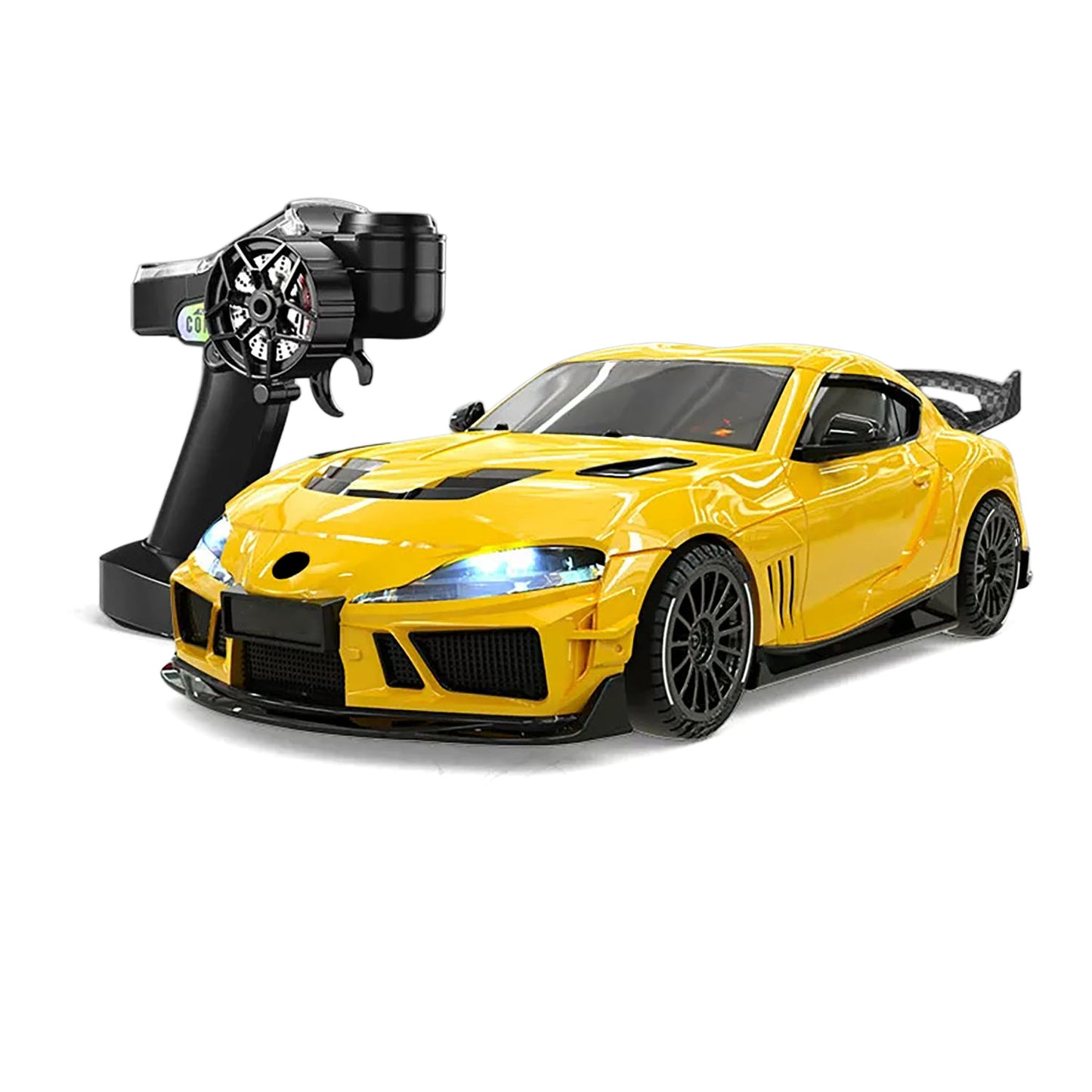 10KM/H JXC SP4301 1/43 Remote Control Drifting Car AWD RC Vehicle Model RTR Light System Motor 9A ESC Servo Battery No Sounds