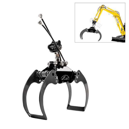 Metal Log Grapple Clamp for LESU Aoue PC30 B0003 1/14 RC Hydraulic Excavator Remote Control Mini Digger DIY Construction Vehicle
