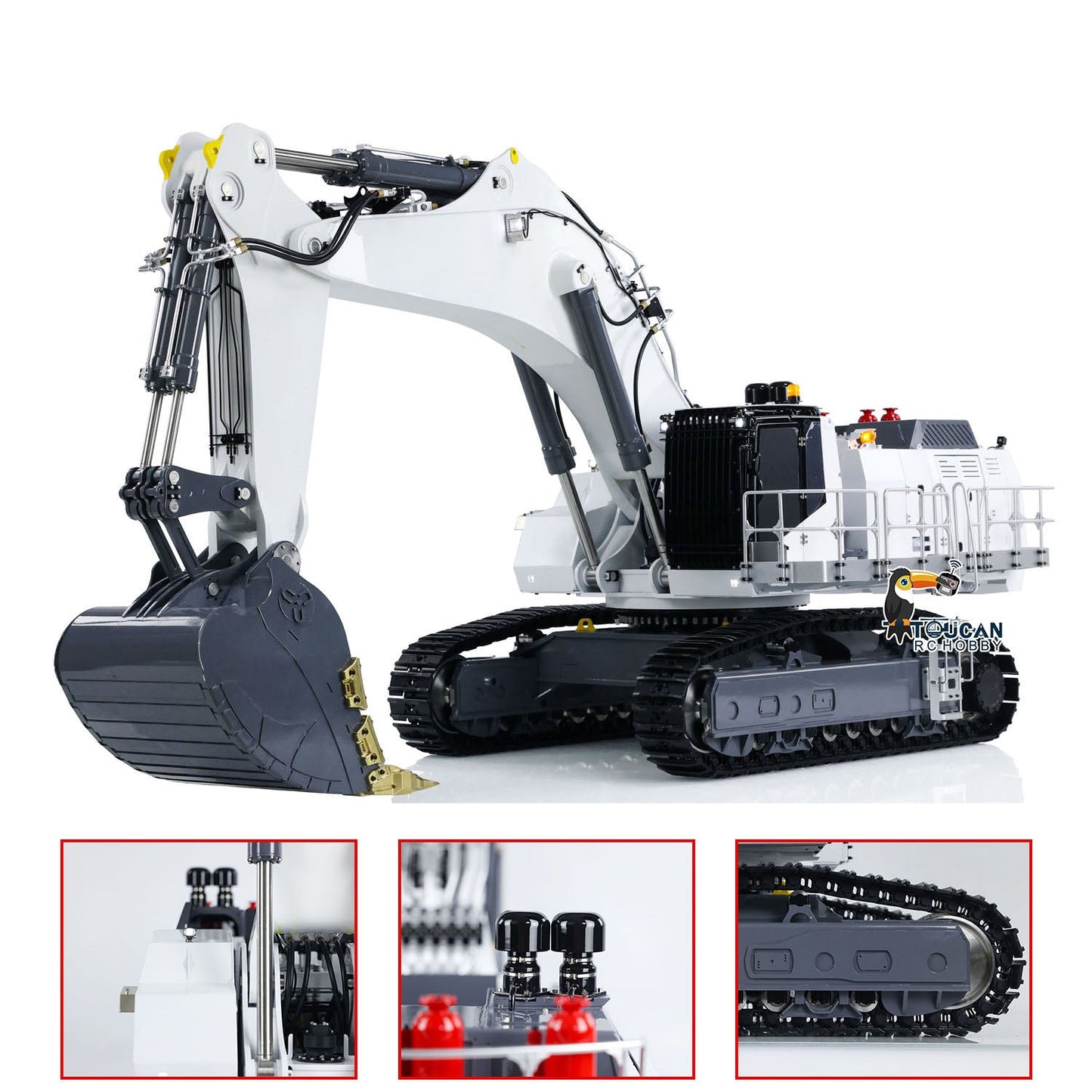 USA Pre-Order by the sea 1:14 LESU AOUE 9150 RC Hydraulic Excavator Remote Control Heavy Backhoe Shovel Digger Model ESC Servo Motor Light Double Pump