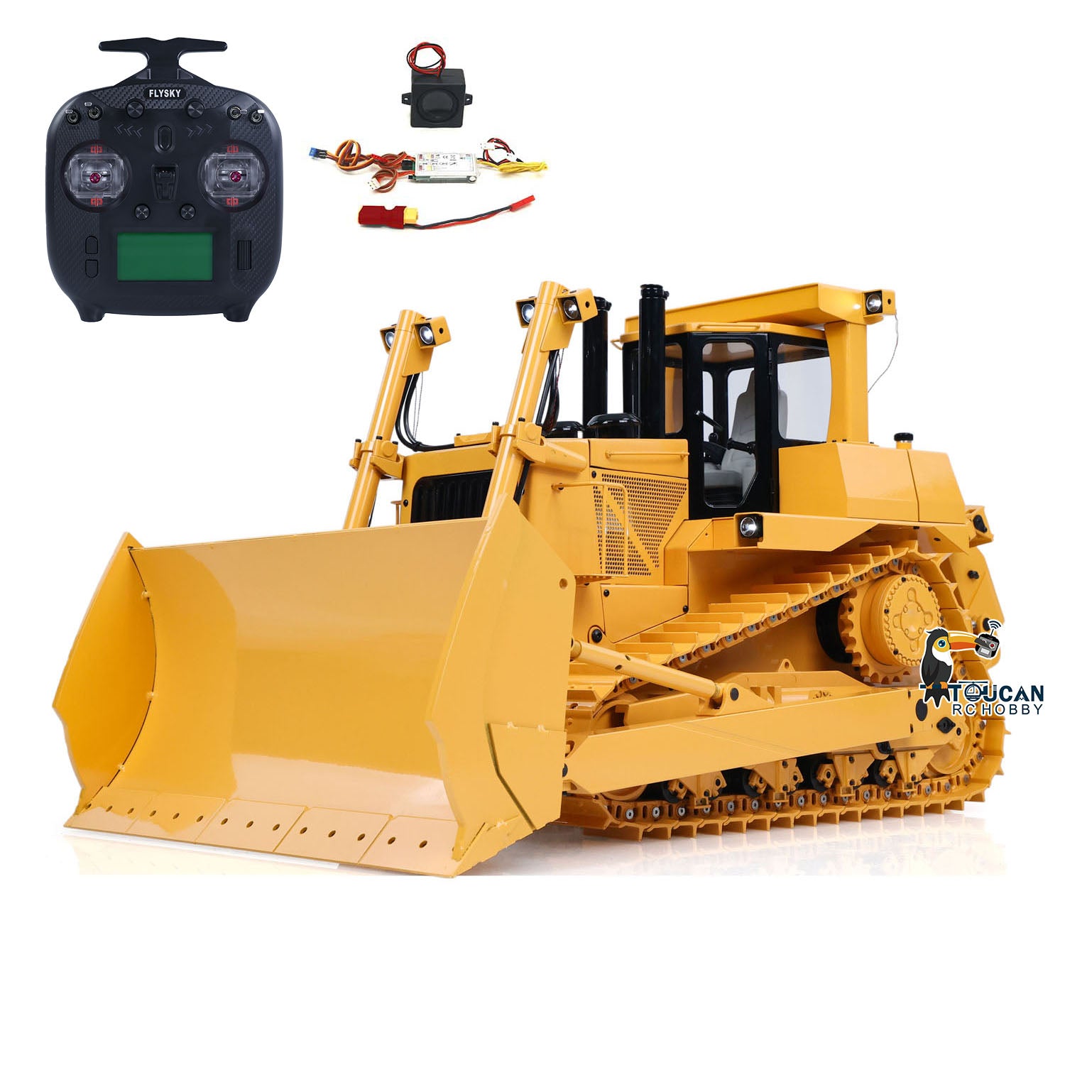 JDModel 1/14 Metal RC Hydraulic Bulldozer DXR2 Remote Controlled