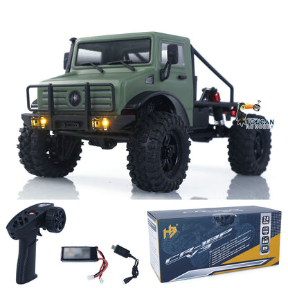 In Stock CR18P V3 THunter 1/18 RC Climbing Car 2.4G Wireless Control 4WD Rock Crawler Car Hobbywing Brushless Motor ESC RTR LED Lights