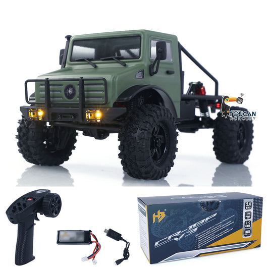 In Stock CR18P V3 THunter 1/18 RC Climbing Car 2.4G Wireless Control 4WD Rock Crawler Car Hobbywing Brushless Motor ESC RTR LED Lights