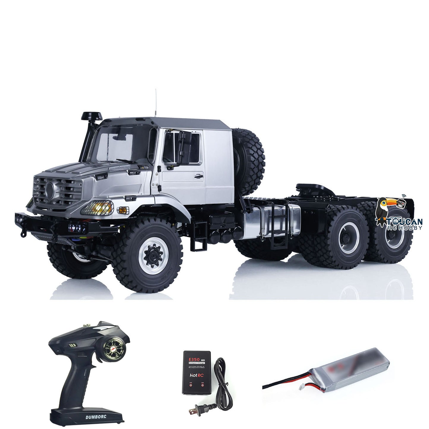 JDModel 157 1/14 6x6 Metal RTR RC Off-road Tractor Brushless ESC Motor Optional Light Sound for Model Collectors Outdoor