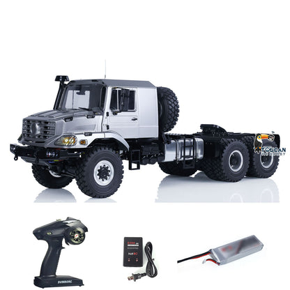 JDModel 157 1/14 6x6 Metal RTR RC Off-road Tractor Brushless ESC Motor Optional Light Sound for Model Collectors Outdoor