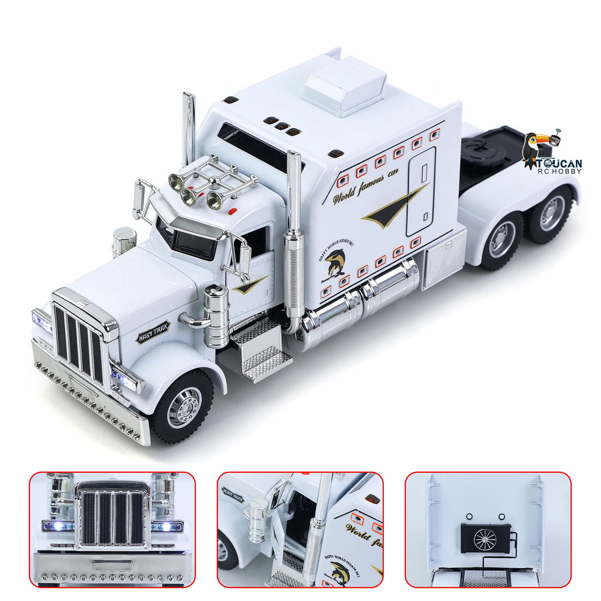 TOUCAN RC HOBBY 1/24 Alloy American Tractor Truck 389 - RTR Lights