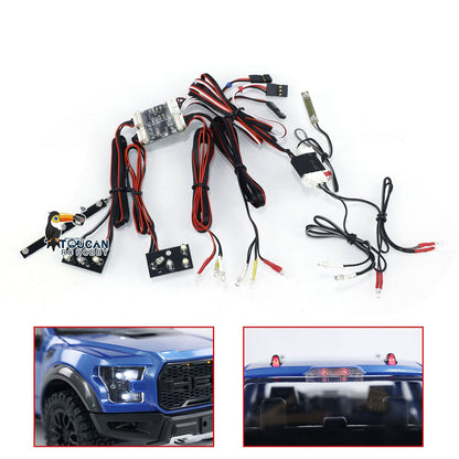 JDModel F150 1/10 Metal RC Crawler Off Road Car Optional Plastic Light System Spare Part for Scale Model Hobbyists