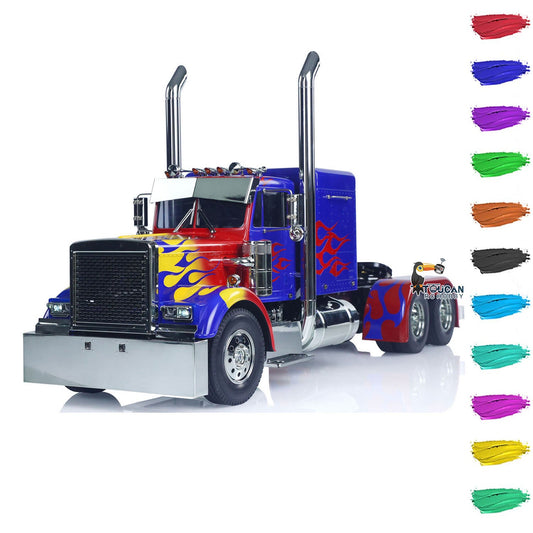 TAMIYA 1/14 6x4 RC Tractor Truck 56344 Remote Control Car Model Assembled Painted Light ESC Servo Smoke Unit Light Sound System