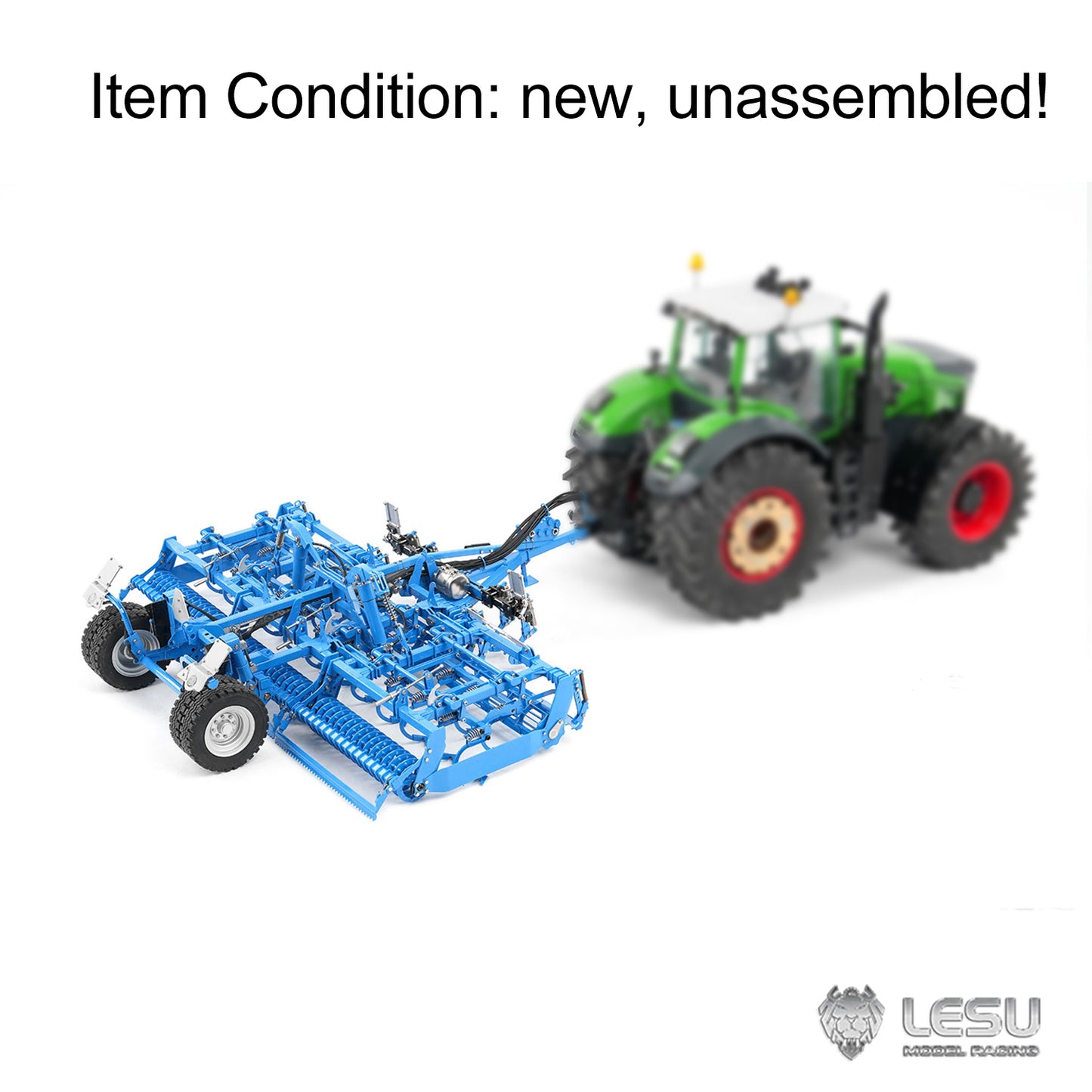 K500 Metal Seedbed Pre-sowing Soil Preparation Machine Planter KIT for LESU 1/14 RC Hydraulic Agricultural Car Tractor AOUE 1050