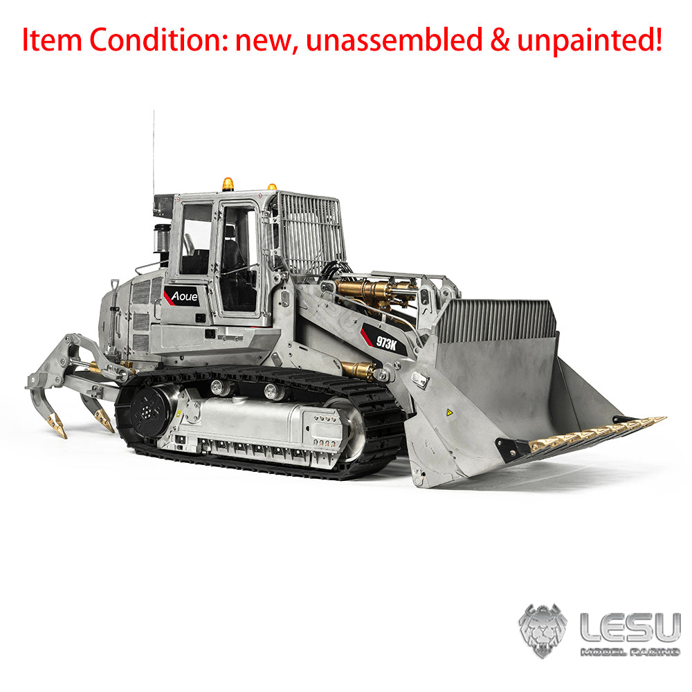 LESU 973K 1/14 Metal RC Hydraulic Loader B0025/B0024 Kit with Motor Servo ESC Light Sound System for DIY Construction Model Builders and Hobby Collectors