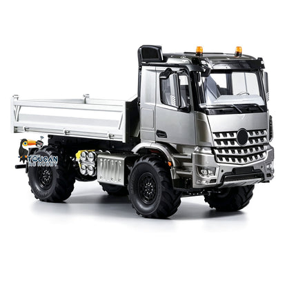 TOUCAN RC HOBBY 3363 MODO 1/14 4x4 Metal Remote Control Hydraulic Dumper 2Speed Gearbox Differential Locks RC Tipper Model ST8 Radio Light Sound
