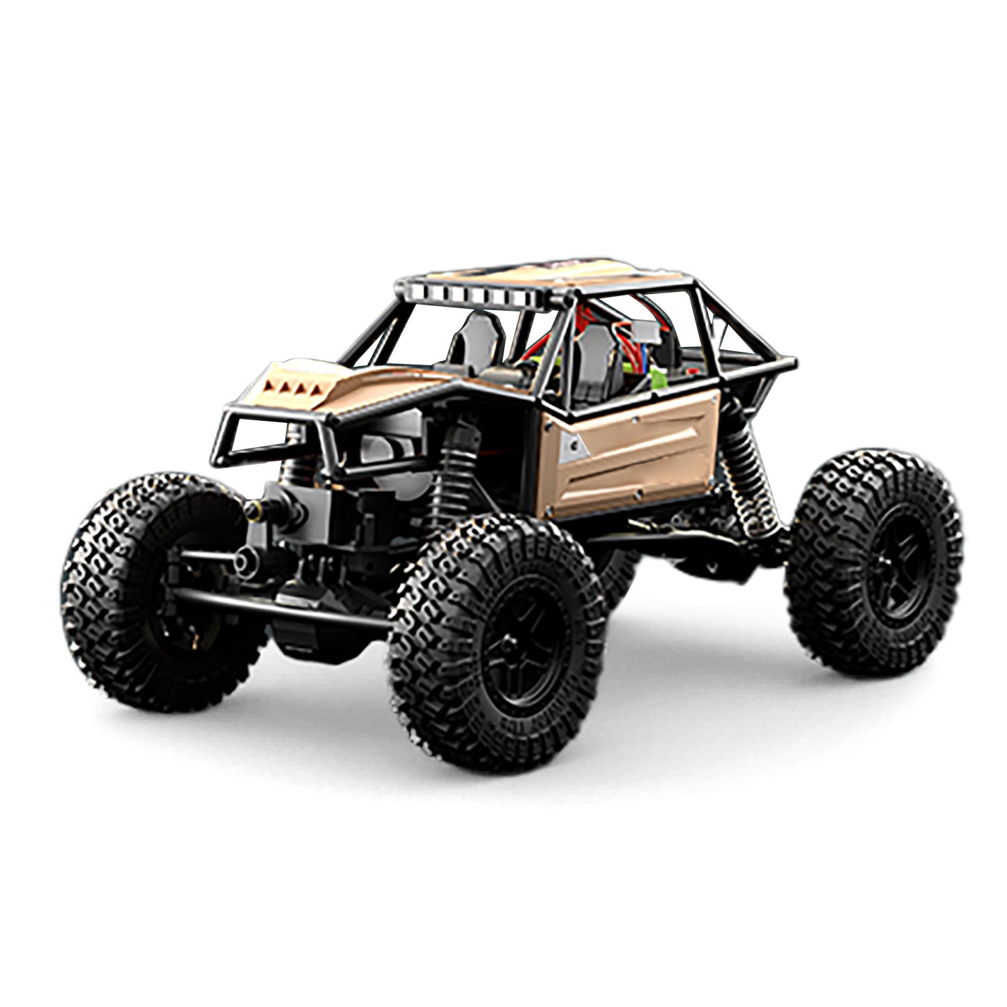 In Stock 1/18 RC Climbing Car 4*4 Remote Control Off Road Vehicle RTR Rock Crawler Car C8808 370 Brushed Motor Battery 20A ESC Lights