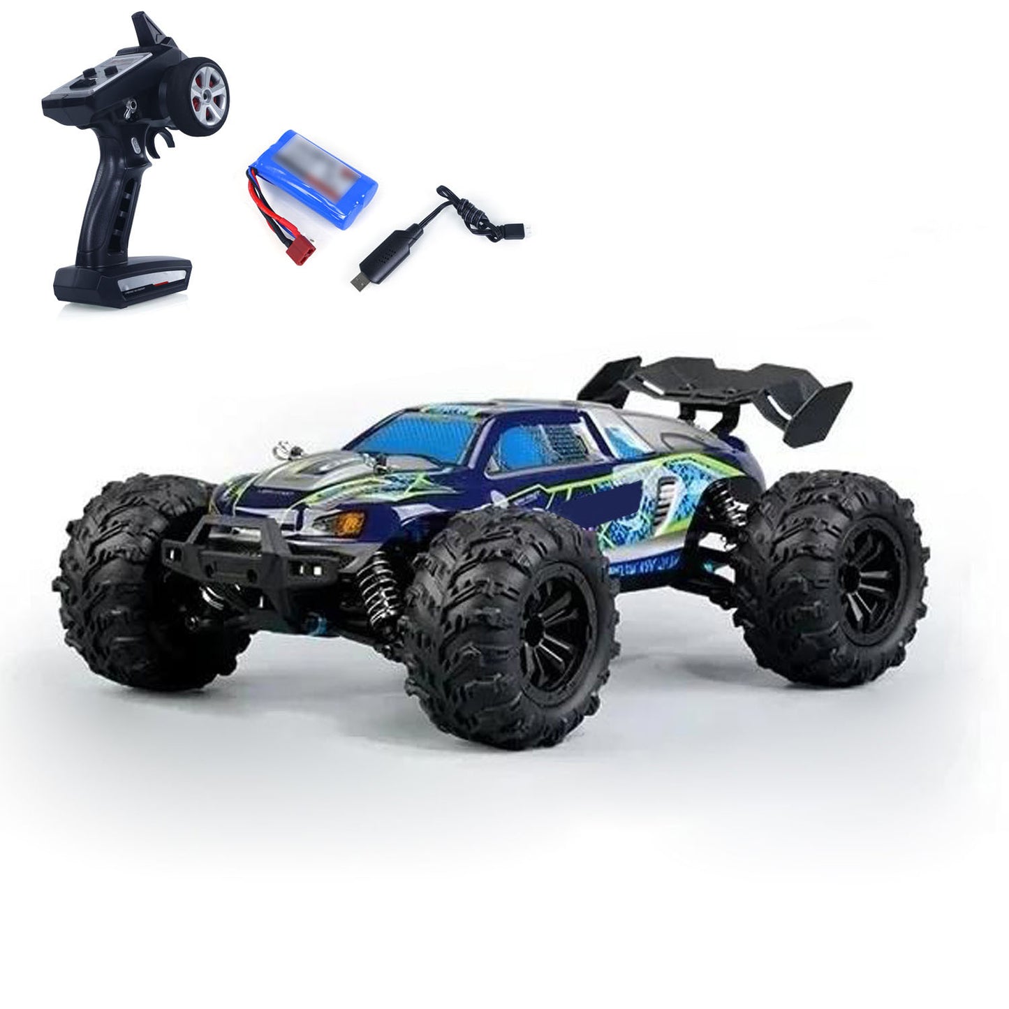 In Stock SCY 16101 1/16 4x4 Radio Controlled Monster Truck RC Off-Road Car Muti-Terrain Brushed Motor ESC Light Battery RTR Vehicle Model