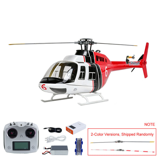 TOUCAN RC HOBBY RC Scale Army Helicopter FLYWING 206 V3 RTF Smart Drone Brushless Motor Painted and Assembled GPS EEP Carrying Case
