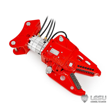 LESU C0053/C0052-C Metal 270 Degrees Rotatable Hydraulic Shear for 1/14 Aoue ET35 RC Hydraulic Excavator B0006 for DIY Digger Model Enthusiast