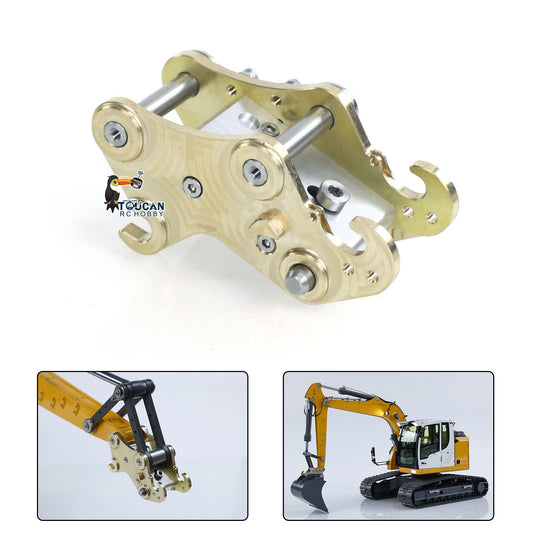 Metal Manual Quick Release Coupler for JDM-208 1/14 RC Hydraulic Excavator Construction Vehicles LR920 Radio Controlled Digger