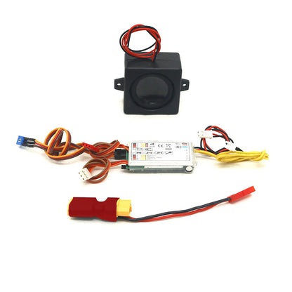 JDModel Light System Guard Rotating Lights 201/3T MAX Sound System for 1/14 Hydraulic RC Construction Vehicles Excavator Loader ZW370 Forklift JDM-121 Bulldozer JDM-198