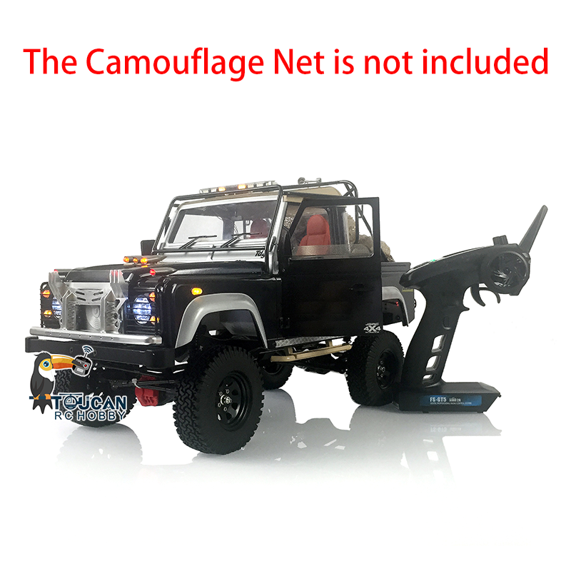 Hercules 1 10 D90 Radio Controlled Metal Chassis Crawler Car Pickup Model W GT5 Radio System Motor ESC Servo Roof Light Sound