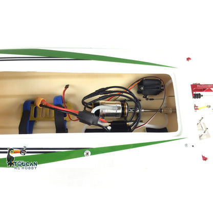 E36 Fiber Glass 2.4Ghz Electric Race PNP RC Boat W/ Motor Servo ESC Hardware W/O Battery DIY Model 845*245*130mm 75-80km/h