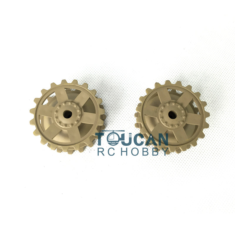 TOUCAN RC HOBBY IN Stock Plastic Sprockets Road Wheels Idlers Accessories Pack Decal Assembled Chassis For HL 1/16 3858 RC Tank Vehicle DIY Model