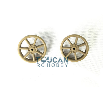 TOUCAN RC HOBBY IN Stock Plastic Sprockets Road Wheels Idlers Accessories Pack Decal Assembled Chassis For HL 1/16 3858 RC Tank Vehicle DIY Model
