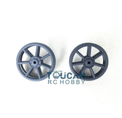 TOUCAN RC HOBBY Plastic Sprockets Road Wheels Idlers Accessories Pack Decal Assembled Chassis For HL 1/16 3859 RC Tank Vehicle DIY Model