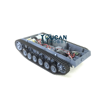 TOUCAN RC HOBBY Henglong 1/16 Chassis W/ Plastic Tracks Wheels for German Panzer III L RC Tank 3848 Radio Controlled Panzer DIY Spare Parts Accessory