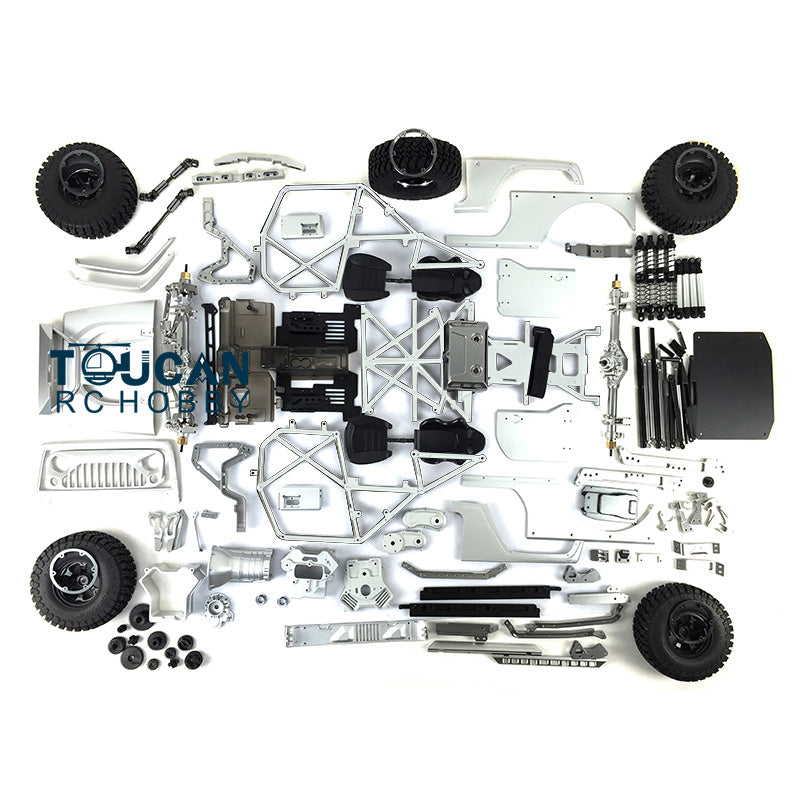 TOUCAN RC HOBBY CAPO JKMAX 1/8 RC Racing Metal Rock Crawler Car KIT Model 336 Wheelbase Chassis Light System