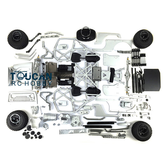 In Stock TOUCAN RC HOBBY CAPO JKMAX 1/8 RC Racing Metal Rock Crawler Car KIT Model 336 Wheelbase Chassis Light System