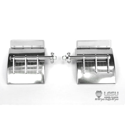 US Stock LESU Metal Mud Guard Fenders W/ logo for TAMIYA 1/14 KING Remote Control Globe Tractor Truck DIY Model Part