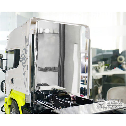 LESU Cabin Metal Protection Board for 1/14 TAMIIYA/LESU RC Tractor Truck Gearbox Model Car Replacement Upgraded Parts