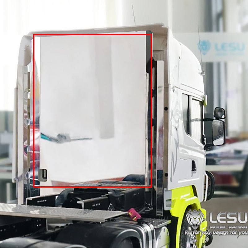 LESU Cabin Metal Protection Board for 1/14 TAMIIYA/LESU RC Tractor Truck Gearbox Model Car Replacement Upgraded Parts